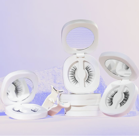 soft magnetic lashes, no-glue lashes, everyday magnetic eyelashes, natural look lashes, reusable lash kit